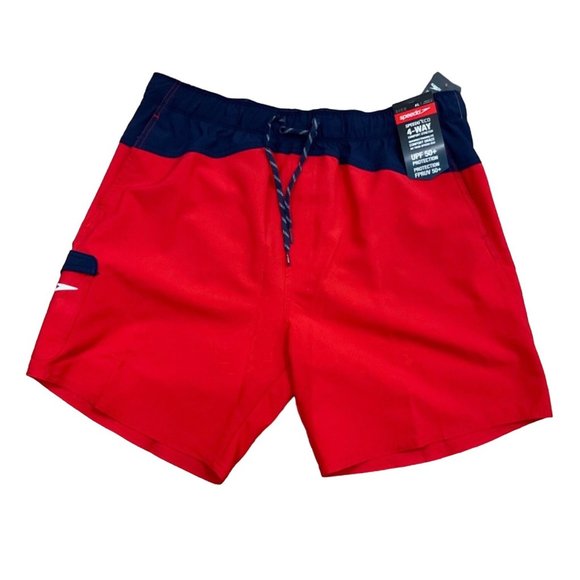 NWT Men's Speedo Marina Flex Volley Swim Shorts XL (1) - Picture 5 of 15